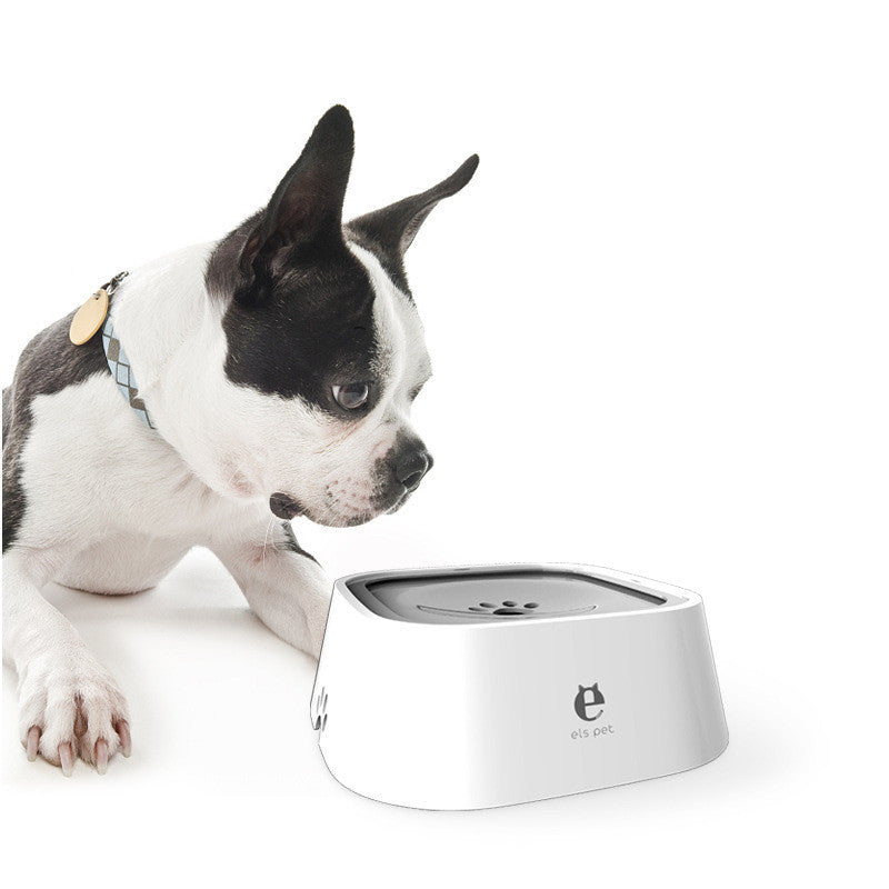 1.5L Cat Dog Water Bowl Carried Floating Bowl Anti-Overflow Slow r Pet Fountain ABS&PP Dog Supplies