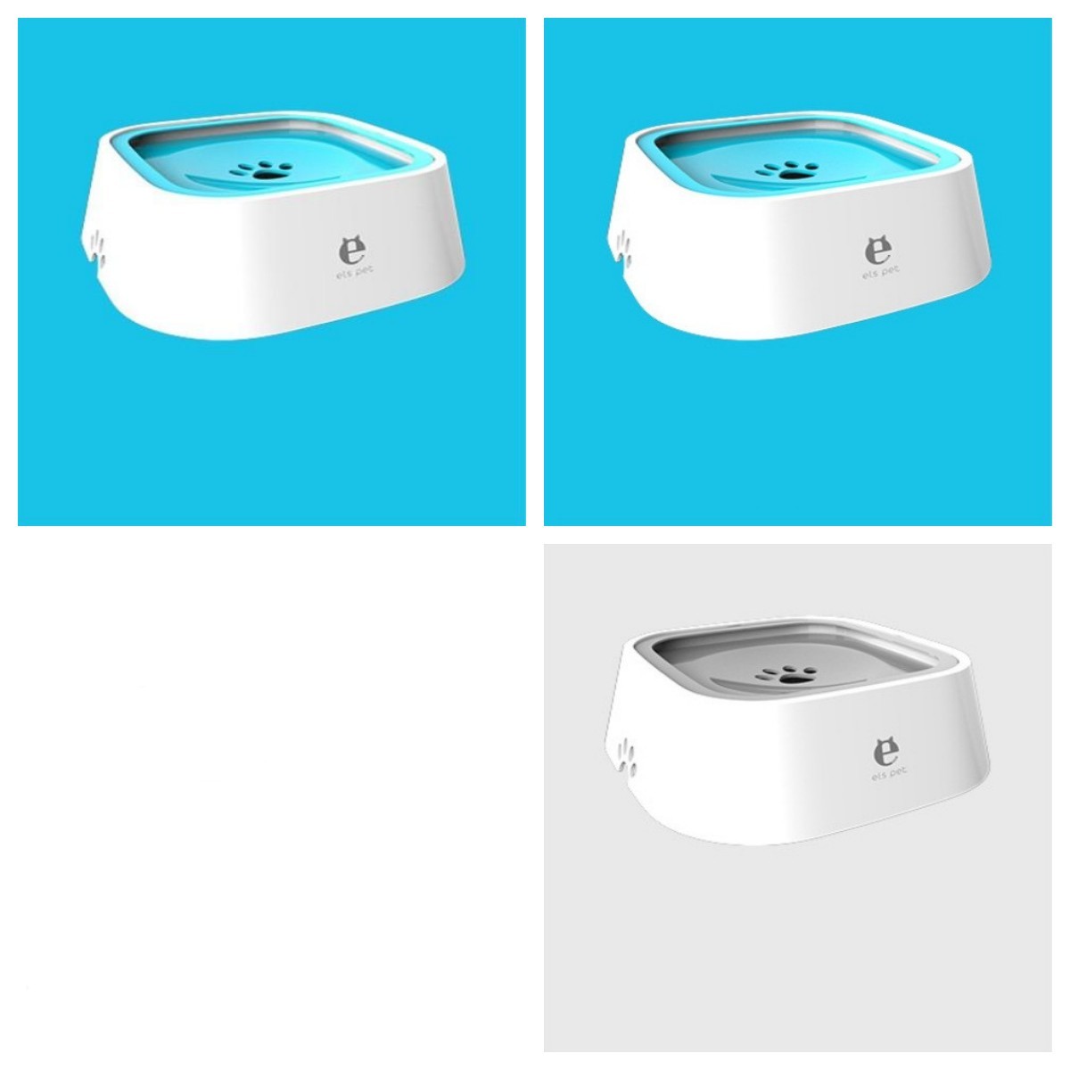 1.5L Cat Dog Water Bowl Carried Floating Bowl Anti-Overflow Slow r Pet Fountain ABS&PP Dog Supplies
