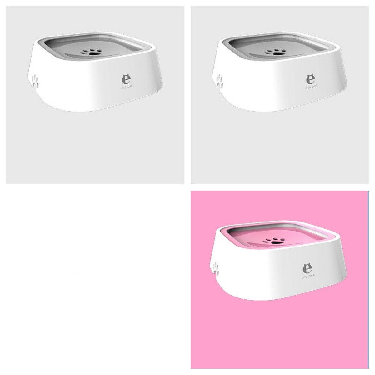 1.5L Cat Dog Water Bowl Carried Floating Bowl Anti-Overflow Slow r Pet Fountain ABS&PP Dog Supplies
