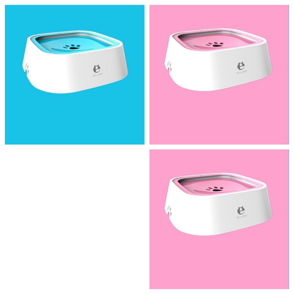 1.5L Cat Dog Water Bowl Carried Floating Bowl Anti-Overflow Slow r Pet Fountain ABS&PP Dog Supplies