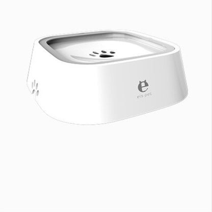 1.5L Cat Dog Water Bowl Carried Floating Bowl Anti-Overflow Slow r Pet Fountain ABS&PP Dog Supplies